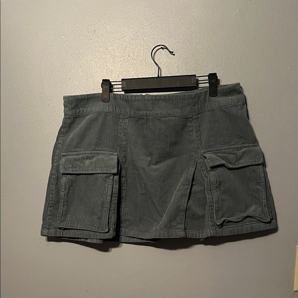 Wild Fable Blue Corduroy Skirt